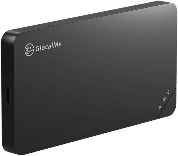 GlocalMe U3 4G LTE Mobile Hotspot, Portable WiFi Hotspot for Travel in 200+ Countries, No SIM Card Needed, Smart Local Network Auto-Selection with US 8GB & Global 1GB Data, Pocket WiFi (U3 Black)